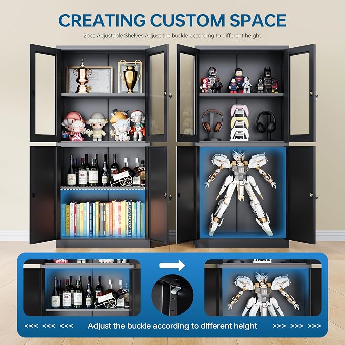 PEUKC Display Storage Cabinet - Image 6