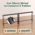 SUPERJARE 78.8 Inch Narrow Console Table - Image 8