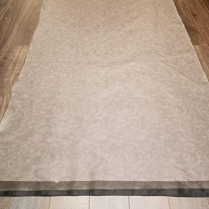 NAT Leathers | Dark Gray Soft Faux Vegan Leather Sheet PU Peta Approved Vegan | - Image 3