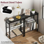 Narrow Side Table for Small Space, 3-Tier End Table - Image 6