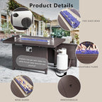 Outdoor Terrace Furniture Set, 8 Piece Outdoor Furniture Set, - Image 3