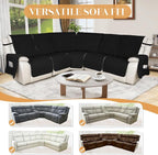 HDCAXKJ 100% Waterproof Reclining Sectional Couch Covers L Shape Recliner Sofa - Image 5