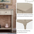 Merax Wood Sofa Table Console Table, Entryway Table Traditional Design - Image 9