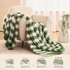 L'AGRATY Chunky Knit Throw Blanket - Image 6