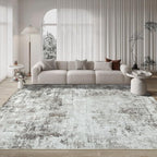 8x10 Area Rugs for Living Room Bedroom Dining Room Washable Brown Grey | Soft - Image 9