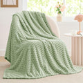 BEDELITE Sage Green Throw Blanket by BEDELITE