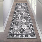 HEBE Hallway Runner Rug 2'x6', Washable Non Slip Kitchen Rug Runner | Soft Boho by HEBE