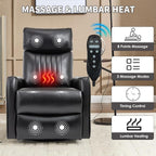 Trustyue Swivel Rocker Recliner Chair, 360° Swivel Recliner - Image 4