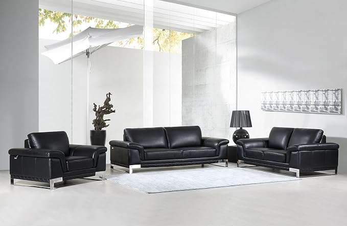 Blackjack Furniture Weston Collection Genuine Italian Leather Living Room Chair - Image 2