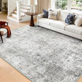 RELEANY Washable 6'x8' Abstract Area Rug by RELEANY