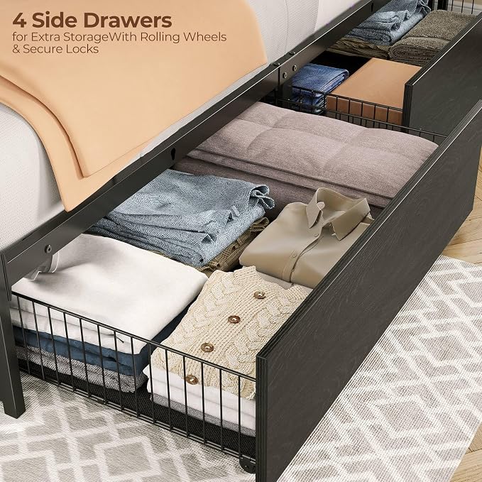 Rolanstar Full Size Bed Frame - Image 4