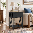 VECELO Nightstands, Modern End Side Tables, Night Stand - Image 2