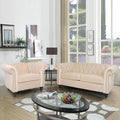 RARZOE Chesterfield Loveseat Sofa Set, 1+2 Seater by RARZOE