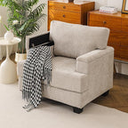 Oversized Accent Chair with Armrest Organizer, Comfy Living Room Chairs with - Image 5