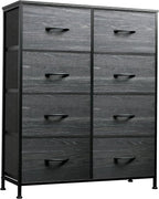 WLIVE Fabric Dresser for Bedroom, Tall Dresser by WLIVE