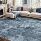 5x7 Ft Area Rugs for Living Room, Soft Non-Slip Washable Rugs Modern Abstract - Image 3