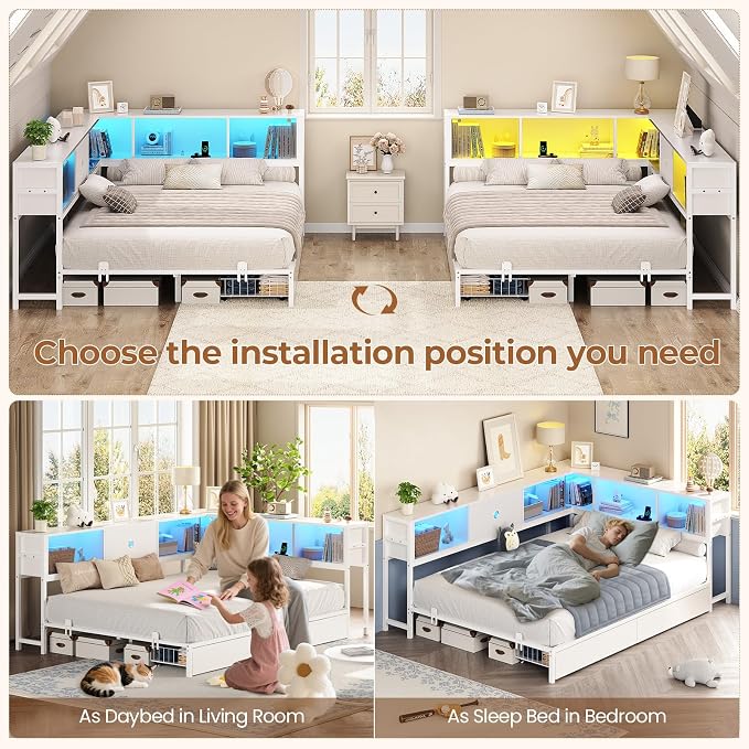 Hasuit Corner Full Bed Frame - Image 7