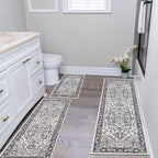 HEBE Boho Kitchen Rugs Set of 3, Non Slip Washable Kitchen Mats - Image 7
