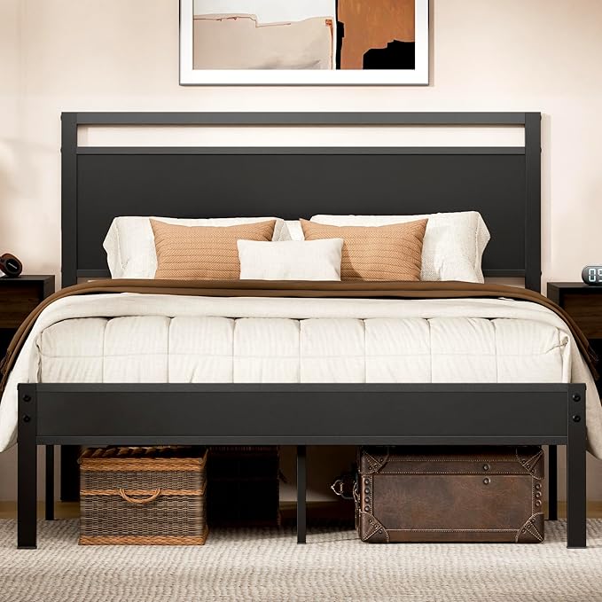 Easy to Assemble Queen Bed Frame by Z-HOM
