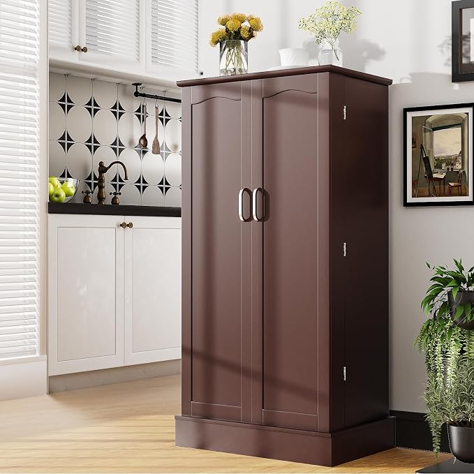 kepptory 47” Pantry Cabinet, Kitchen Pantry Storage Cabinet - Image 4