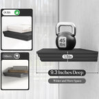 Fun Memories Floating Shelves 48 Inch Long, 9.3 Inch Deep Classic Crown Molding - Image 4