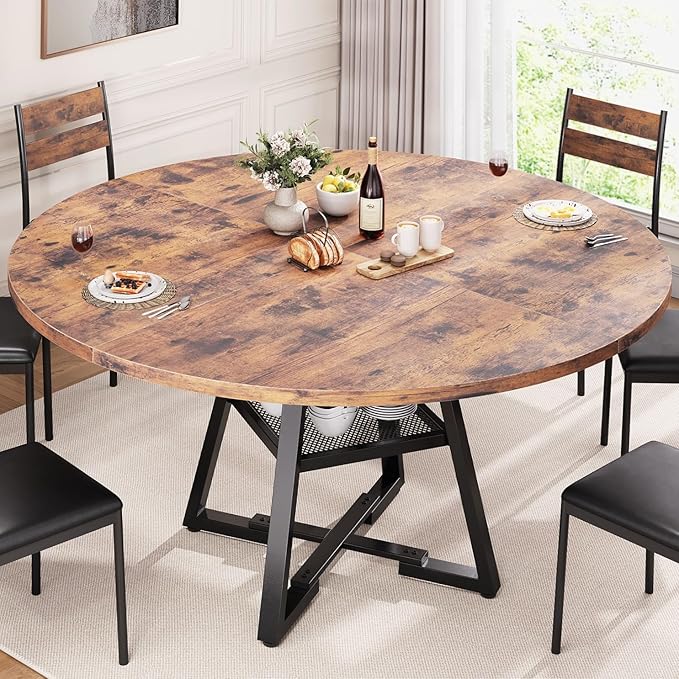 Jocoevol 51'' Round Dining Table by JOCOEVOL