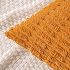 MIULEE Fall Decorative Throw Pillow Covers 16x16 Burnt Orange Pack of 2 | Soft - Image 4