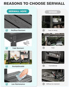 SERWALL Outdoor Potting Bench - Image 4