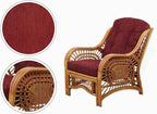 Malibu Lounge Living Accent Armchair Natural Rattan Wicker Handmade Design - Image 3