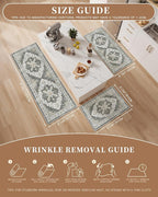 Madane 2-Piece Area Rugs Set, Small Kitchen Runner Non-Slip, Low Pile Floor - Image 5