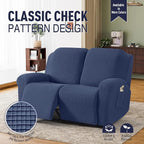 TAOCOCO Recliner Loveseat Slipcover, 6 Pieces Dual Recliner Sofa Covers - Image 2