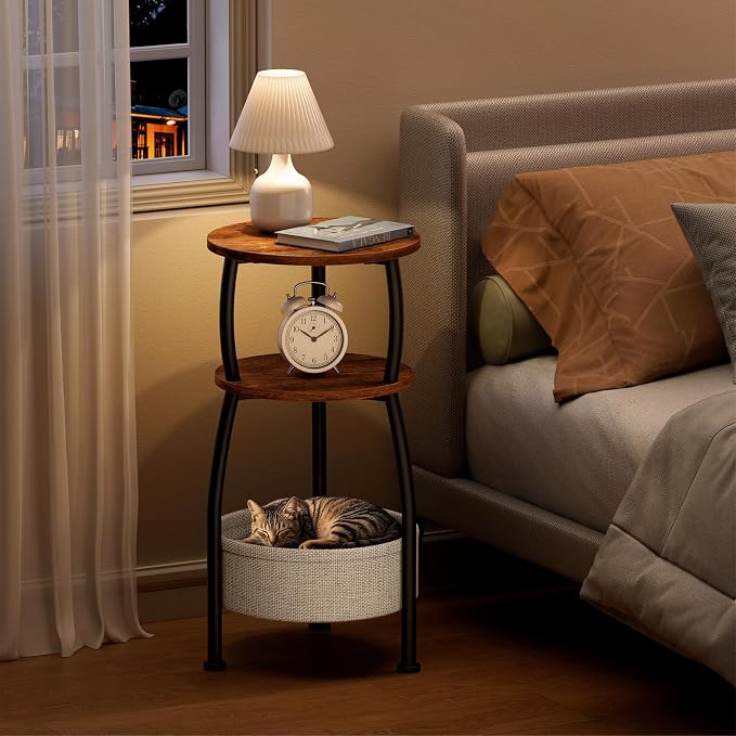 Round Side Table for Small Spaces - Image 8