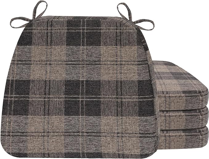 AAAAAcessories D-Shaped Chair Cushions, Machine-Washable Cover by AAAAAcessories