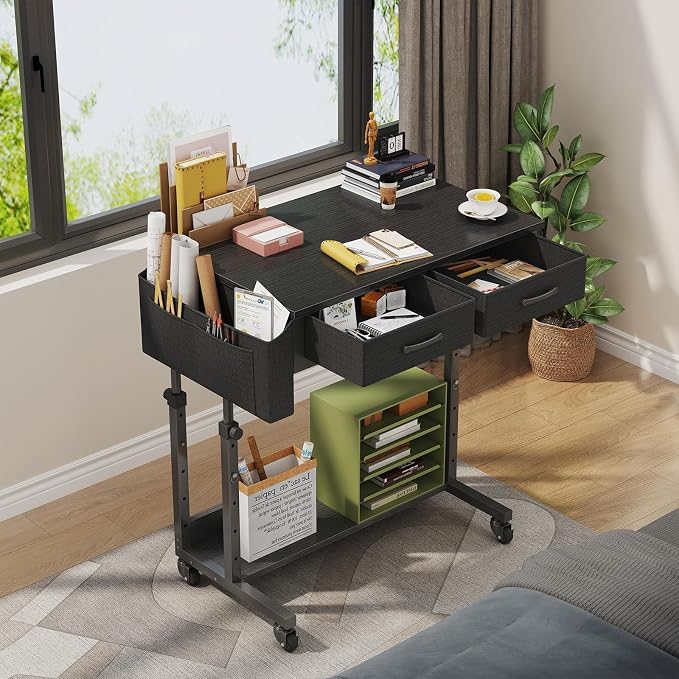 Small Portable Rolling Standing Desk - Image 4