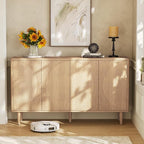 LITTLE TREE 59-Inch Buffet Cabinet Sideboard - Image 5