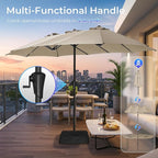 SUPERJARE 13FT Outdoor Patio Umbrella - Image 6
