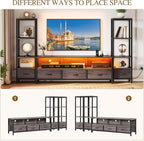 YITAHOME Modern TV Stands for 65 inch TVs, Entertainment Center - Image 3