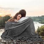 Utopia Bedding Ultra Soft Fleece Bed Blanket Twin Size Grey | Microfiber Plush - Image 4