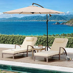 GarveeLife 2-Piece Rattan Patio Folding Chaise Lounge, 5-Position Adjustable - Image 3