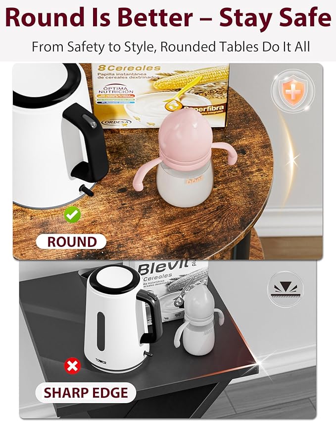XBurmo Small Round Coffee Table - Image 3