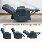 Korser 360° Swivel Rocker Recliner - Image 5