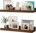 Floating Shelves for Wall, 16 inch Wood Floating Shelves Set of 2, Picture by Unknown