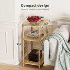 Bamboo End Table, Side Table for Small Space - Image 5