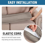 H.VERSAILTEX Super Stretch Individual Seat Cushion Covers Sofa Covers Couch - Image 5