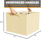 SpaceAid Shoe Organizer for Closet, 2 Pack Foldable Shoe Storage Containers - Image 7