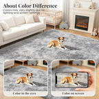 PLHXFR 4x6 Area Rugs Living Room: Fluffy Bedroom Shag Rug Light Grey | Upgrade - Image 7