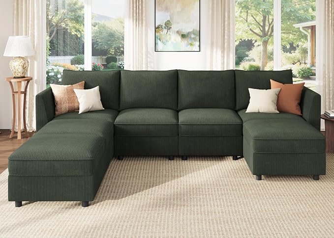 HONBAY Modular Sofa U Shaped Sectional Couch - Image 5
