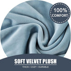 Stretch Cushion Cover, Soft Velvet Plush Cushion Slipcovers Loveseat Sofa - Image 3