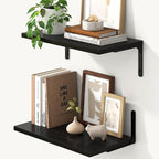 Fun Memories Deep Floating Shelves, 16W x 8D Floating Shelves Set of 2 by FunMemories