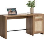 SICOTAS Rattan Executive Desk by SICOTAS